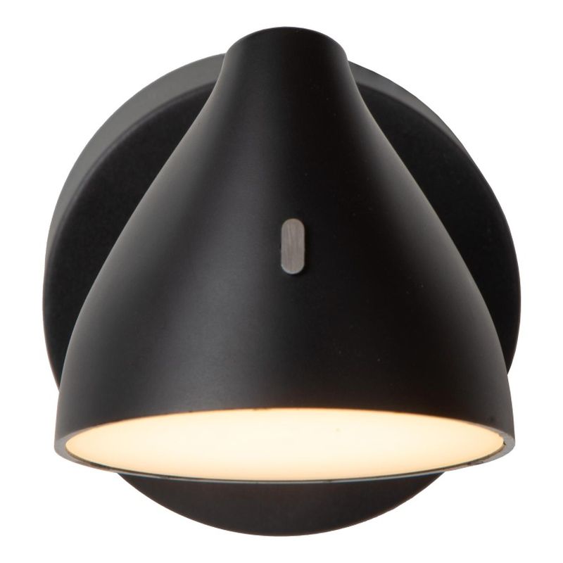 Lucide MILNE - Nástenné svietidlo - LED Dim. - 1x6W 2700K - Čierna